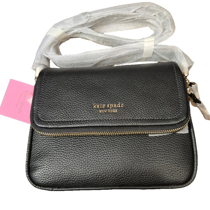 Kate Spade Laurel Way Large Carsen Saffiano Leather Crossbody Black