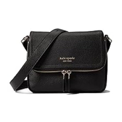 Kate Spade Laurel Way Large Carsen Saffiano Leather Crossbody Black