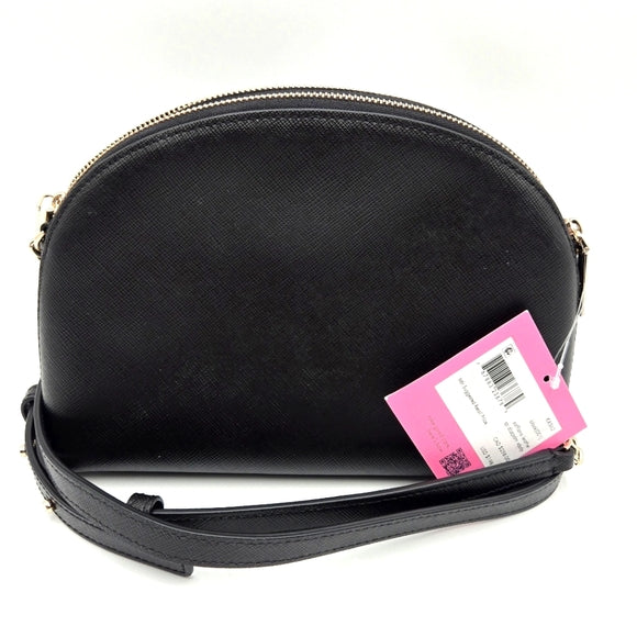 Kate Spade New York Spencer Black Double Zip Crossbody Black - NEW