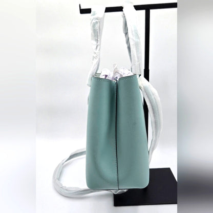 Kate Spade New York Harper Leather Tote Satchel Handbag Blue