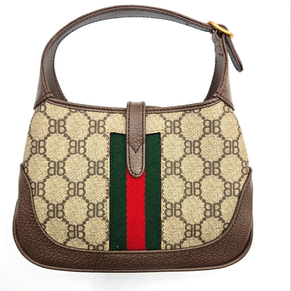 Gucci Balenciaga Collab Jackie 1961 Mini Shoulder Bag with Adjustable Strap NWOT