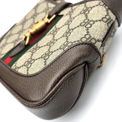 Gucci Balenciaga Collab Jackie 1961 Mini Shoulder Bag with Adjustable Strap NWOT