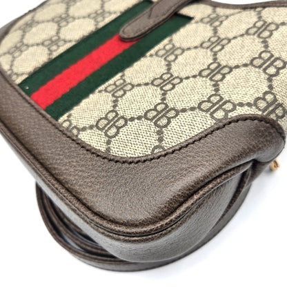 Gucci Balenciaga Collab Jackie 1961 Mini Shoulder Bag with Adjustable Strap NWOT