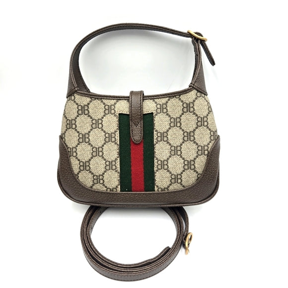 Gucci Balenciaga Collab Jackie 1961 Mini Shoulder Bag with Adjustable Strap NWOT