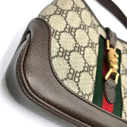 Gucci Balenciaga Collab Jackie 1961 Mini Shoulder Bag with Adjustable Strap NWOT