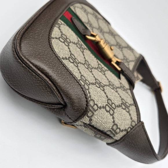 Gucci Balenciaga Collab Jackie 1961 Mini Shoulder Bag with Adjustable Strap NWOT