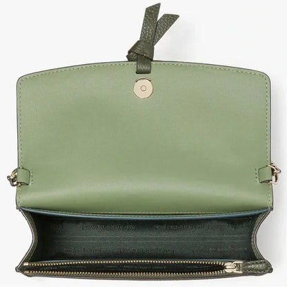 Kate Spade New York Knott Pebbled Leather Flap Crossbody Bonsai Tree - NEW WITH TAG