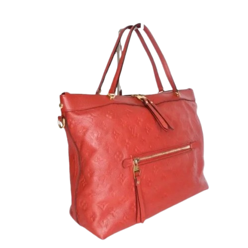 Louis Vuitton Red Bastille MM Monogram Empreinte 2-way Bag