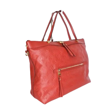 Louis Vuitton Red Bastille MM Monogram Empreinte 2-way Bag