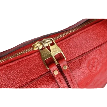 Louis Vuitton Red Bastille MM Monogram Empreinte 2-way Bag