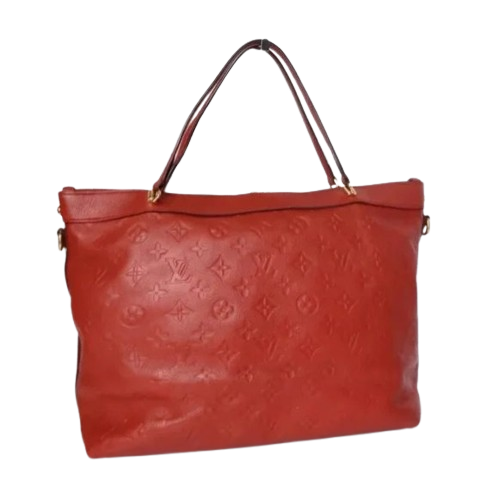 Louis Vuitton Red Bastille MM Monogram Empreinte 2-way Bag
