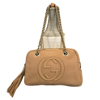 Gucci Tan Suede/Leather Soho Shoulder Bag