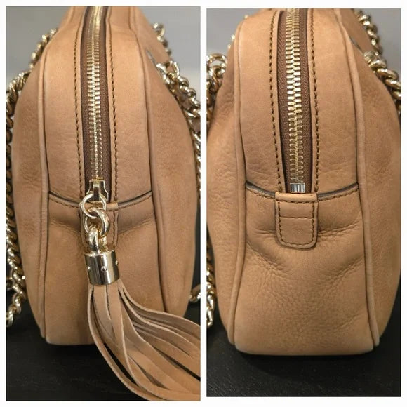 Gucci Tan Suede/Leather Soho Shoulder Bag