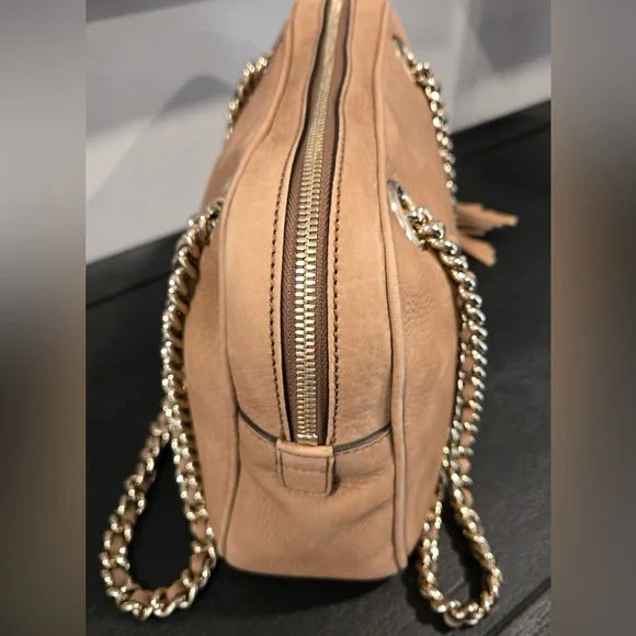 Gucci Tan Suede/Leather Soho Shoulder Bag