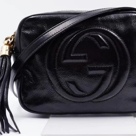 Gucci Patent Leather Soho Disco Bag