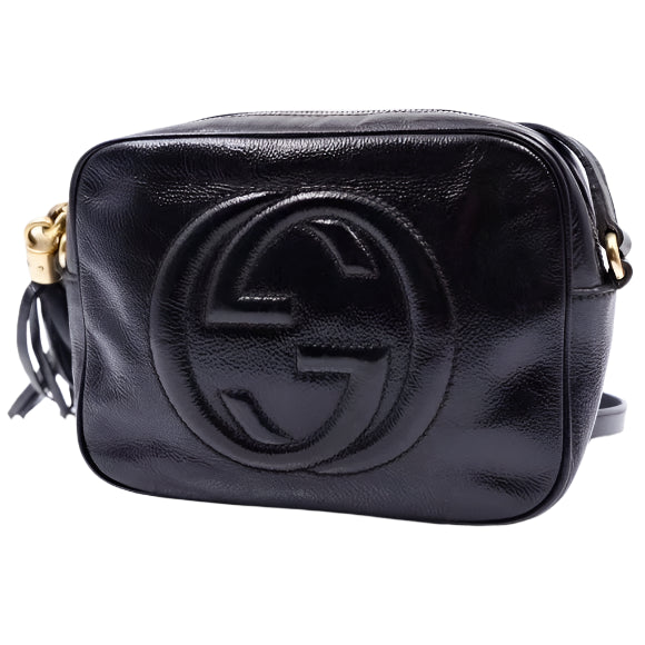 Gucci Patent Leather Soho Disco Bag