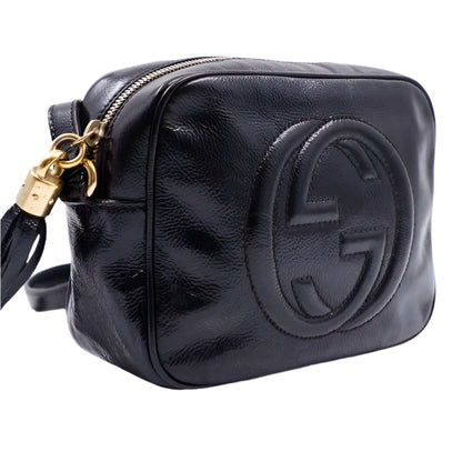 Gucci Patent Leather Soho Disco Bag