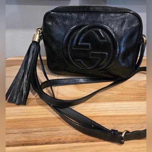 Gucci Patent Leather Soho Disco Bag