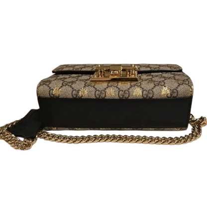 Gucci Small Padlock GG Bees 2-way Bag