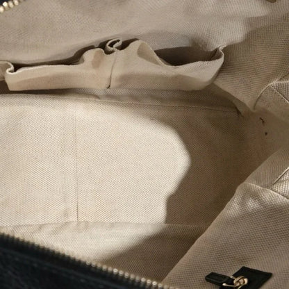 Gucci  Black Leather Soho Shoulder Bag