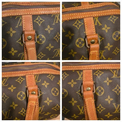 Louis Vuitton Brown Monogram Saxe Souple 35