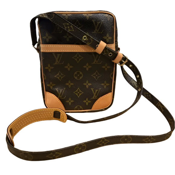 Louis Vuitton Vintage Brown Canvas Danube Crossbody