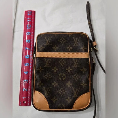 Louis Vuitton Vintage Brown Canvas Danube Crossbody