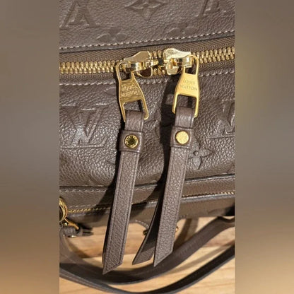Louis Vuitton Dark Brown Bastille MM Monogram Empreinte 2-way Bag