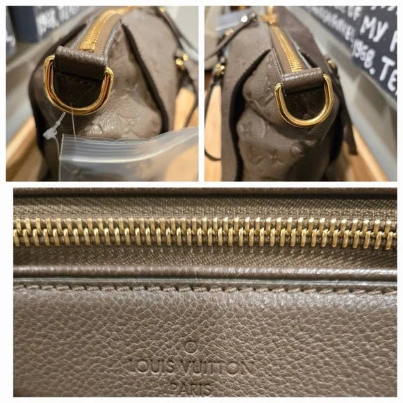Louis Vuitton Dark Brown Bastille MM Monogram Empreinte 2-way Bag