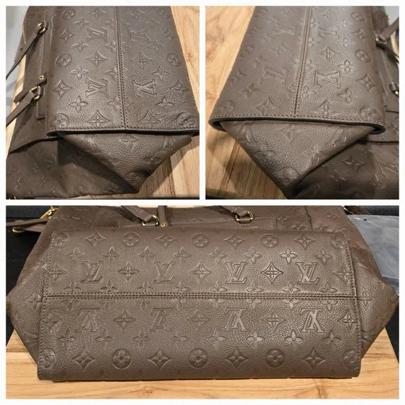 Louis Vuitton Dark Brown Bastille MM Monogram Empreinte 2-way Bag