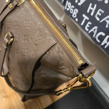 Louis Vuitton Dark Brown Bastille MM Monogram Empreinte 2-way Bag