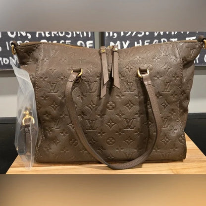 Louis Vuitton Dark Brown Bastille MM Monogram Empreinte 2-way Bag