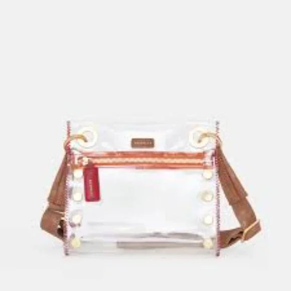 Hammitt Tony Small Clear Clear/Brushed Gold - New With Tags