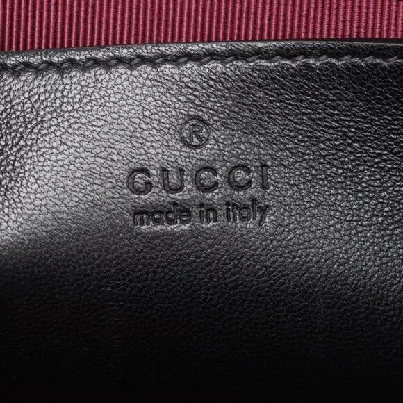 Gucci GG Marmont Leather Chain Shoulder Bag Black 837280 - COA INCLUDED