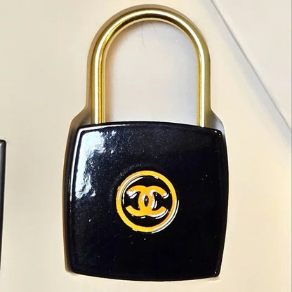 CHANEL Black and Gold Key Holder Set - Gift W/Purchase