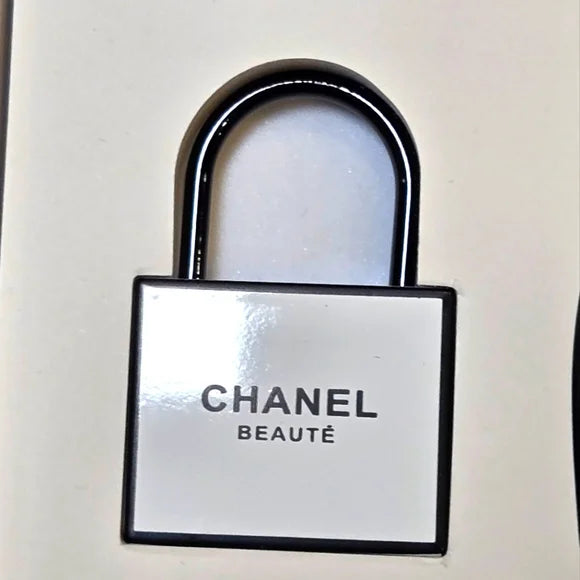 CHANEL Black and Gold Key Holder Set - Gift W/Purchase