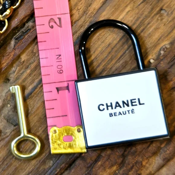 CHANEL Black and Gold Key Holder Set - Gift W/Purchase