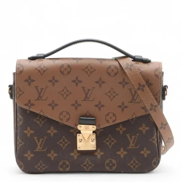 Louis Vuitton monogram reverse Pochette Metis MM M44876 DU4186 Brown