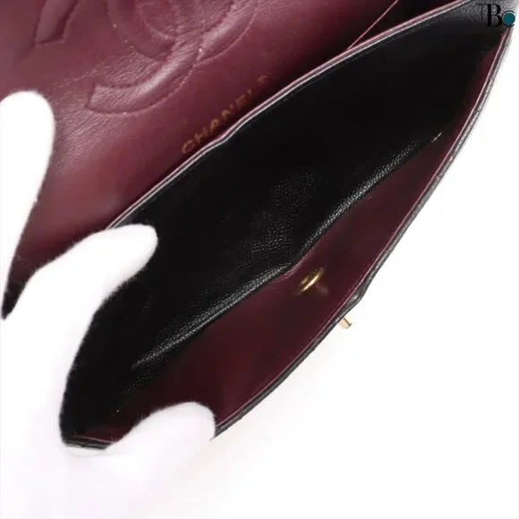 Chanel Quilted Caviar Double Flap Bag - Medium / 25