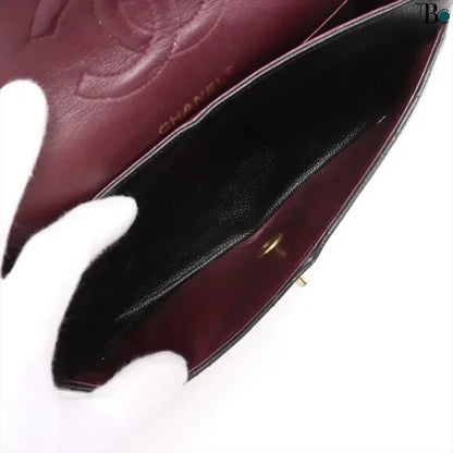 Chanel Quilted Caviar Double Flap Bag - Medium / 25