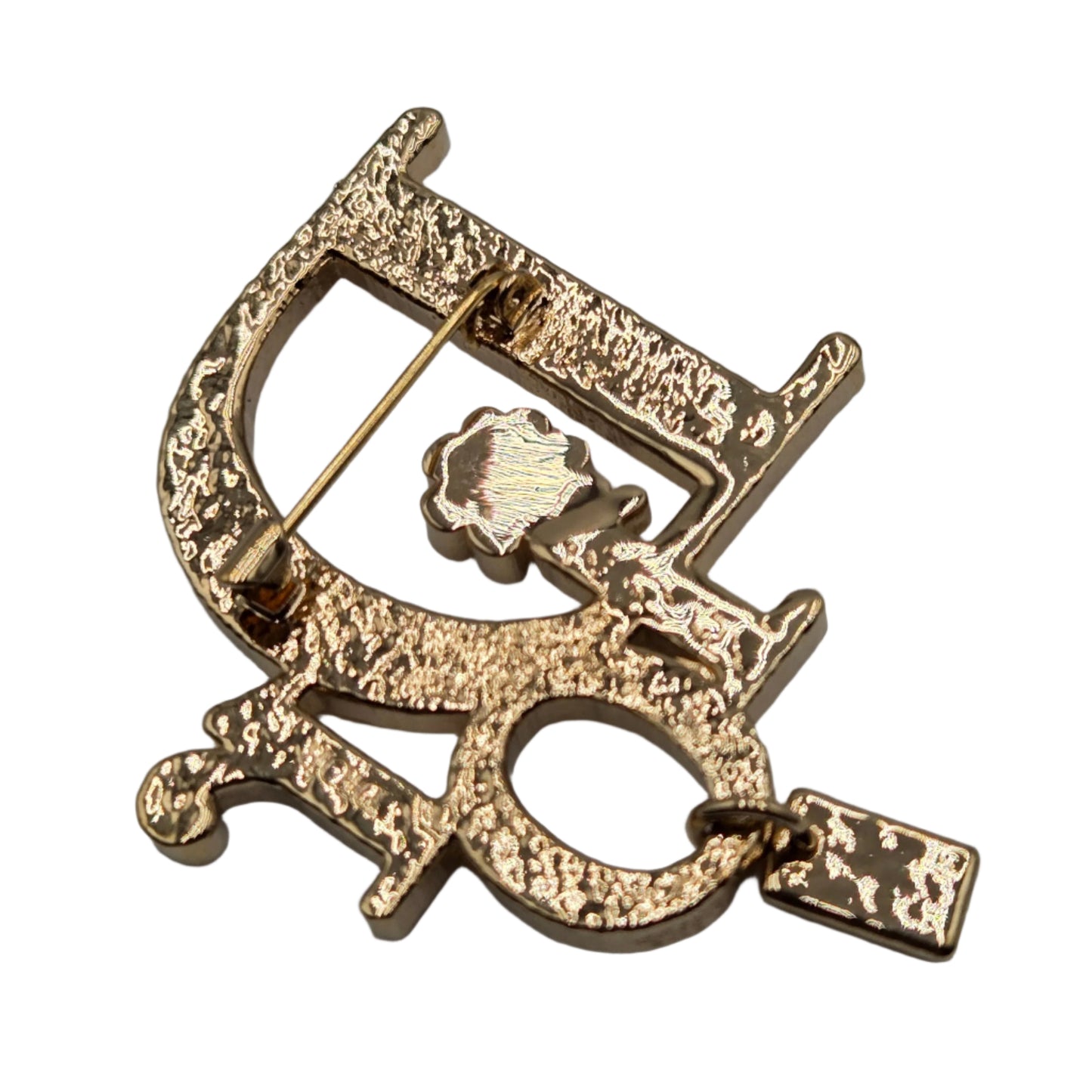 Christian Dior Dior X ERL Pin Brooch Badge Golden