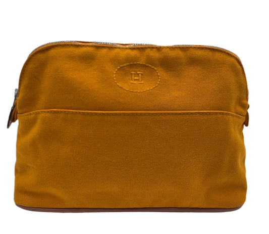 Hermès Toile Bolide Trousse de Voyage MM