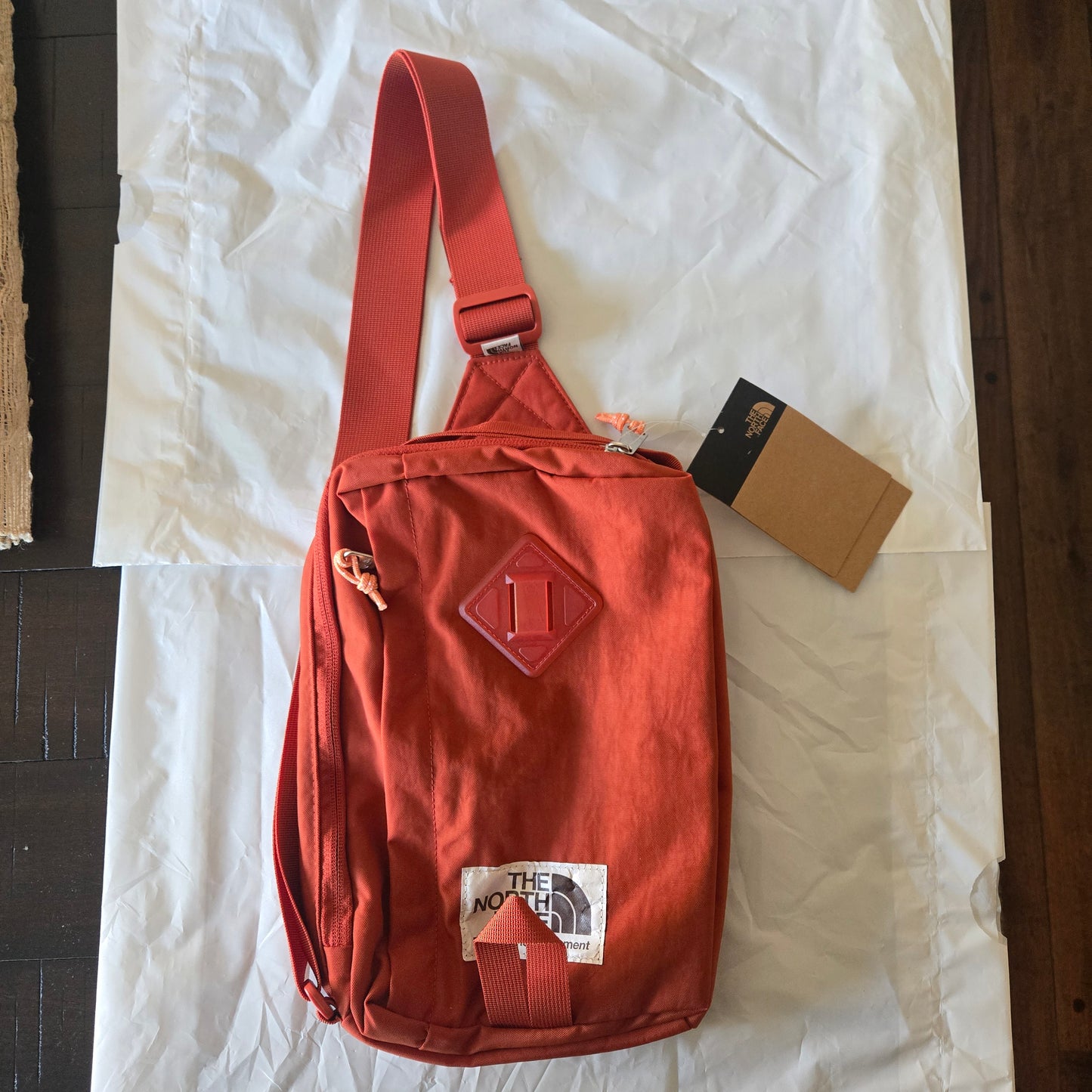 THE NORTH FACE Berkeley Field Bag, Rusted Bronze/Dusty Coral Orange - NWT