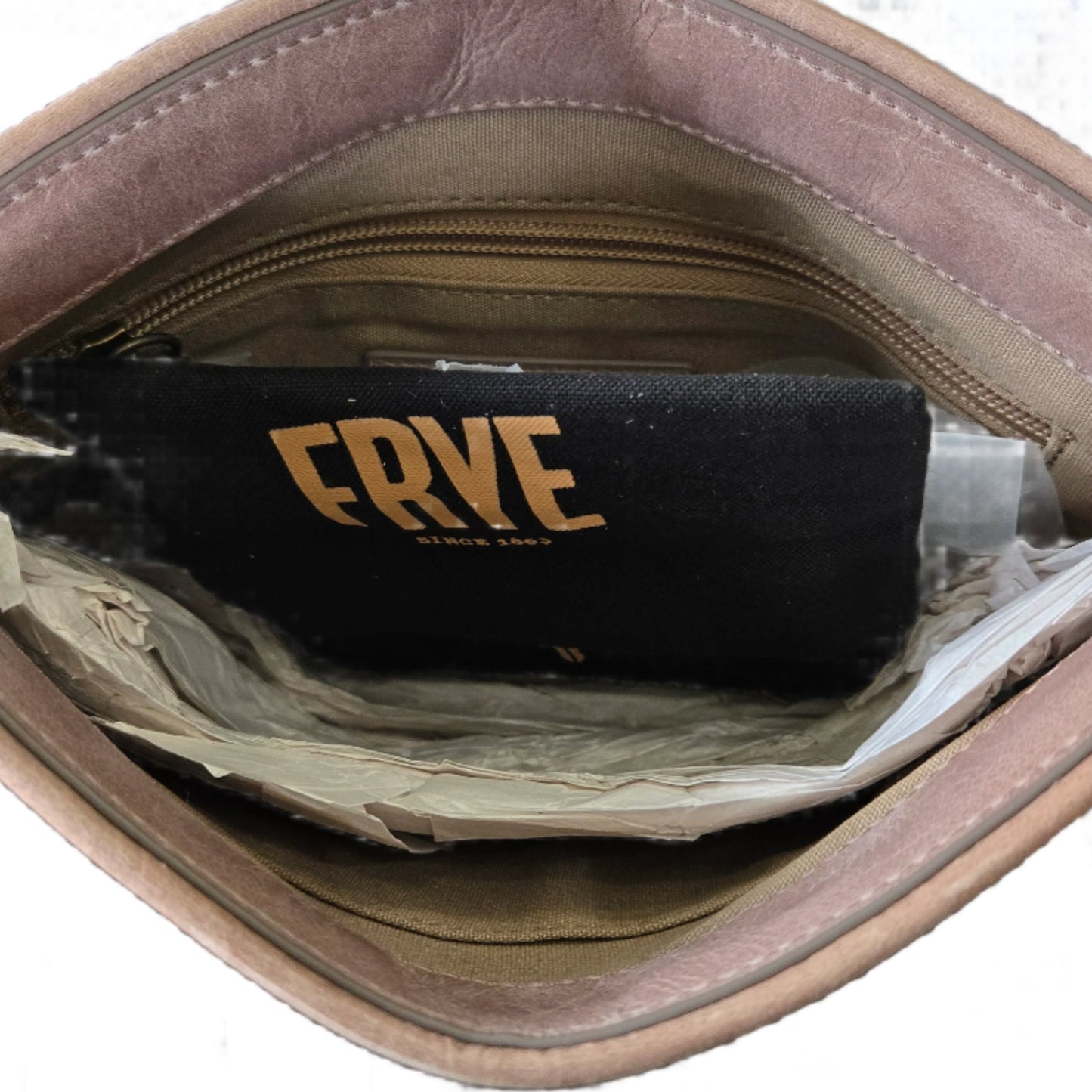 Frye Oriana Clutch Crossbody Mushroom - NEW WITH TAGS