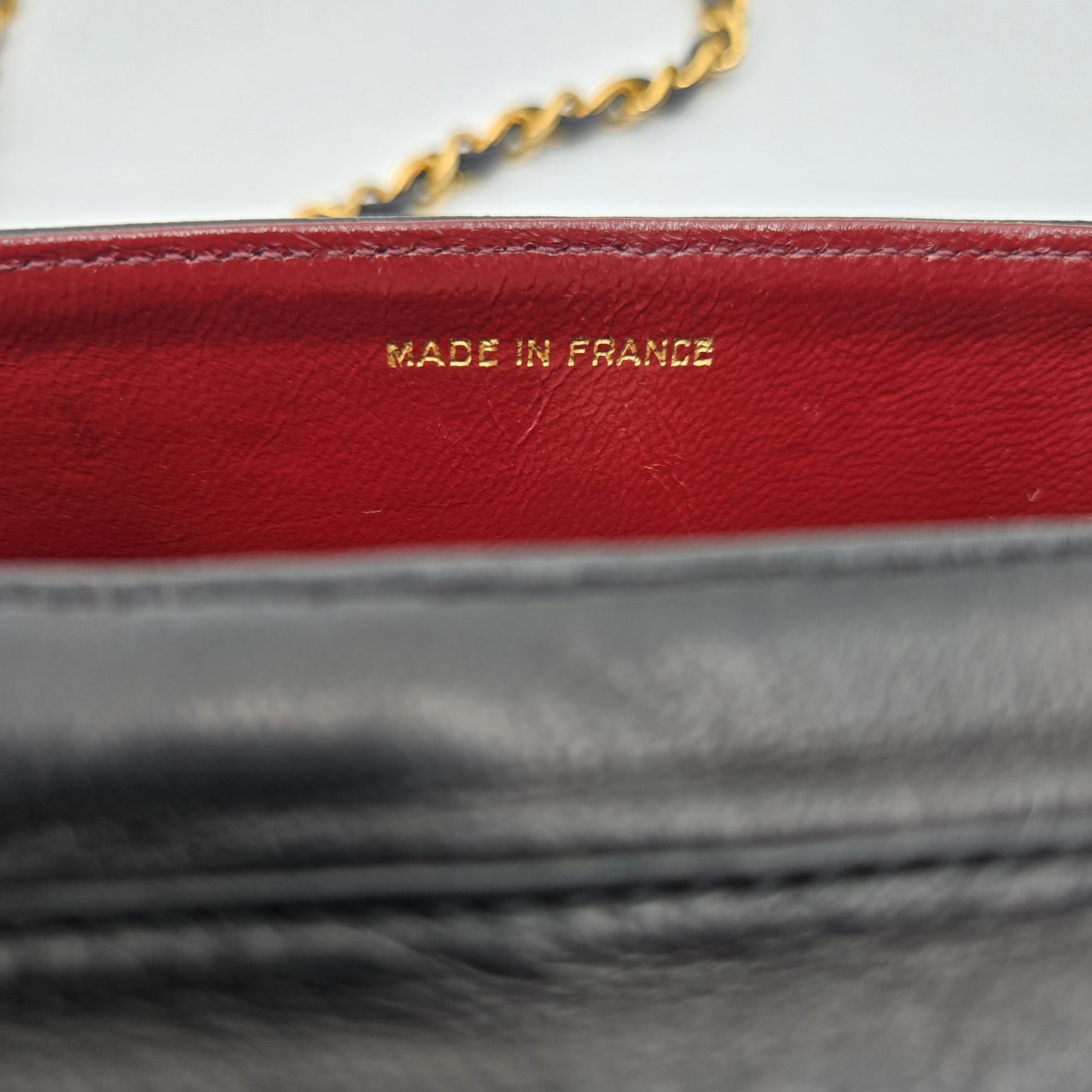 CHANEL Paris Limited Matelasse Lambskin Leather Chain Shoulder Bag 20057