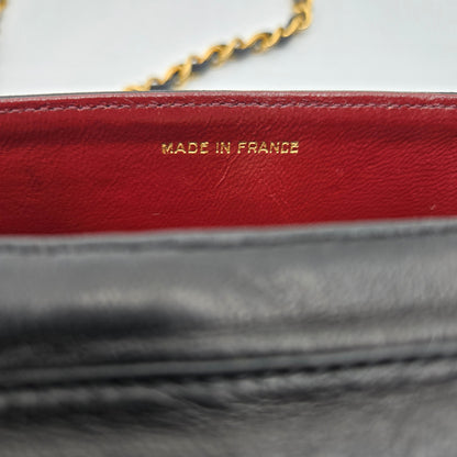 CHANEL Paris Limited Matelasse Lambskin Leather Chain Shoulder Bag 20057