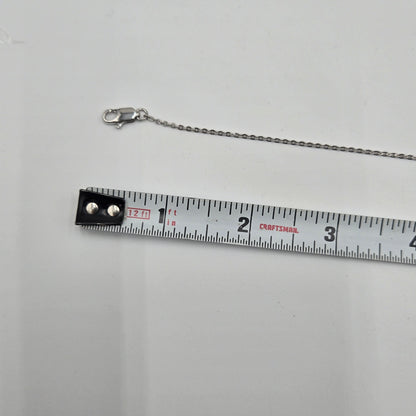 Christian Dior Necklace Heart Arrow Metal Silver - Like New