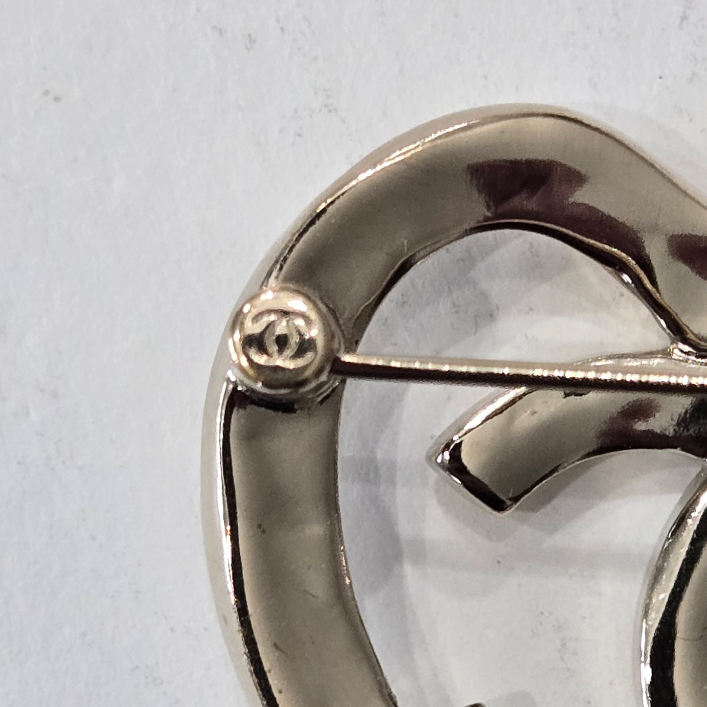 Chanel  CC Heart Brooch - Authentic
