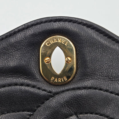 CHANEL Paris Limited Matelasse Lambskin Leather Chain Shoulder Bag 20057