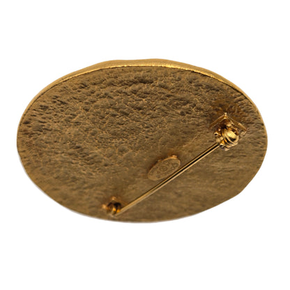 Chanel 1994 logo medallion brooch